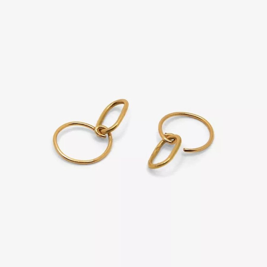 Femme Gilbert Gilbert Boucles D'Oreilles Or | Boucles D'Oreilles Loop 11