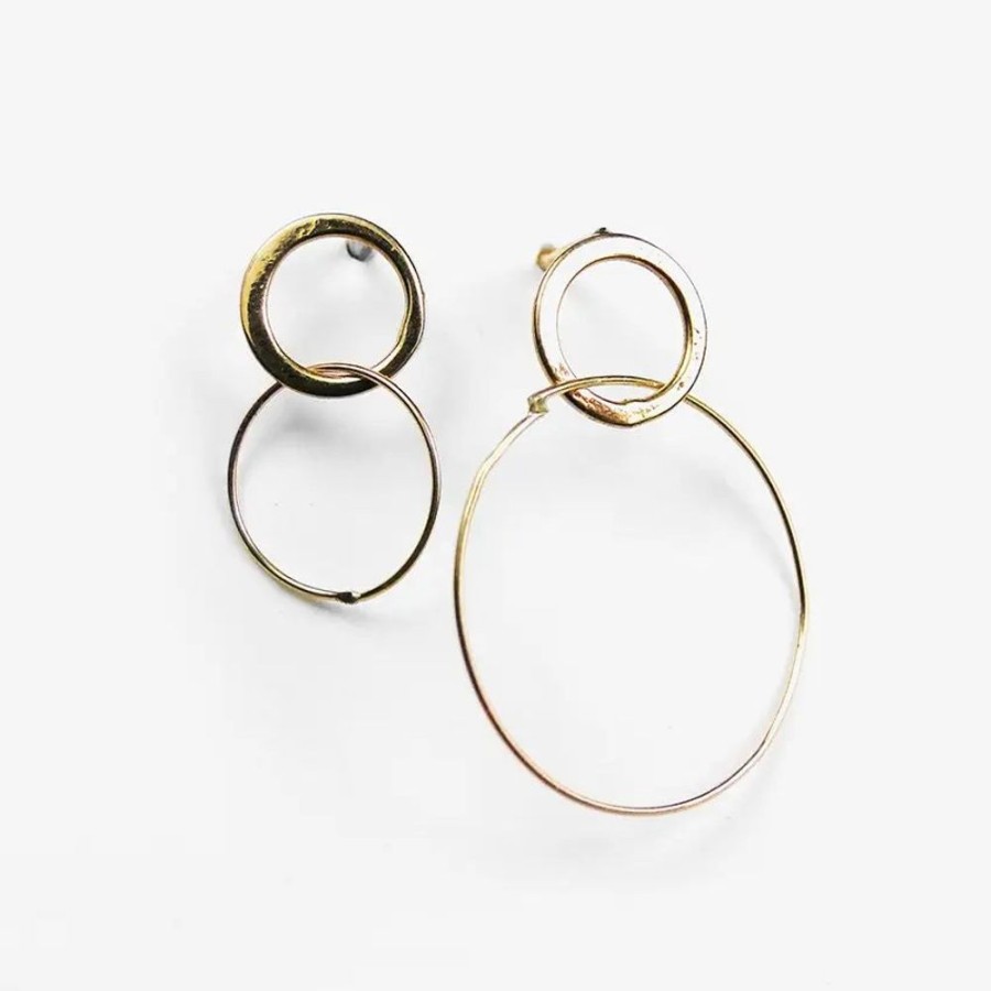 Femme Gilbert Gilbert Boucles D'Oreilles Or | Boucles D'Oreille Duo