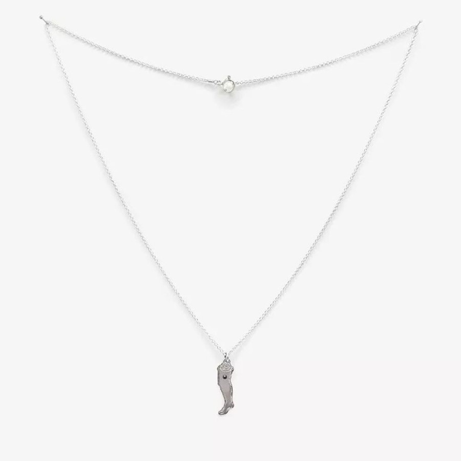 Femme Gilbert Gilbert Colliers Argent | Collier Chance 46