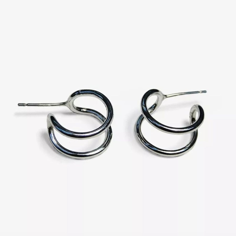 Femme Gilbert Gilbert Boucles D'Oreilles Argent | Boucles D'Oreilles Vingt-Dixiemes 7