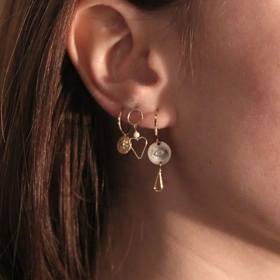 Femme Gilbert Gilbert Boucles D'Oreilles Or | Boucles D'Oreilles Wishes 16