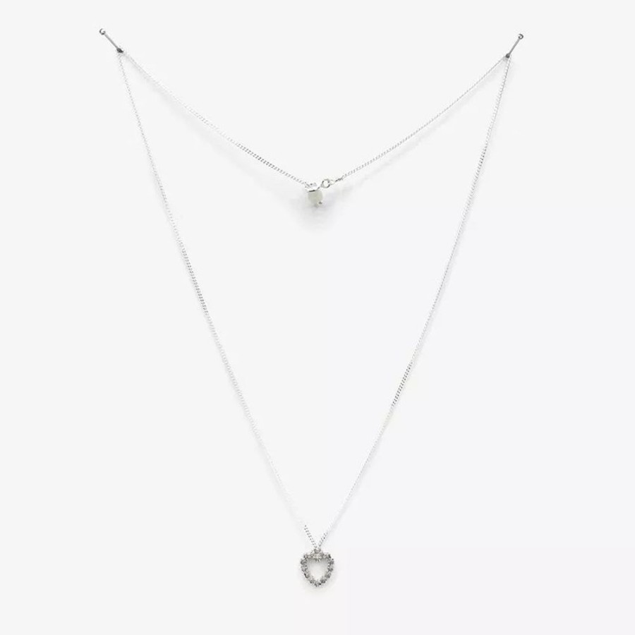 Femme Gilbert Gilbert Colliers Argent | Collier Chance 48