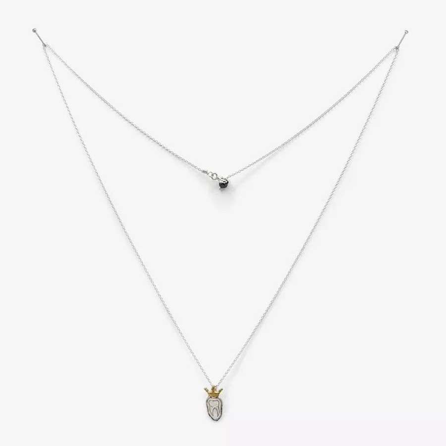 Femme Gilbert Gilbert Colliers Argent | Collier Chance 45